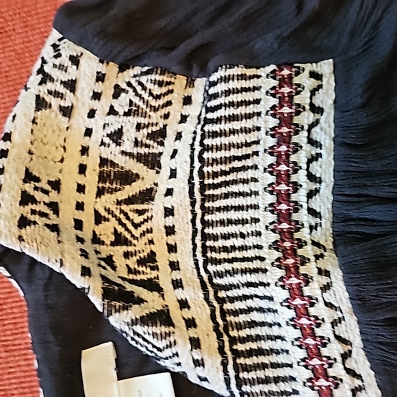 STUNNING H&M EMROIDED PEASANT OPEN JACKET TIE UP - Picture 5 of 11